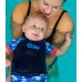 Close Pop-in Rash Vest เสื้อว่ายน้ำสำหรับเด็กและทารก ลายปลาวาฬ 18-24 เดือน